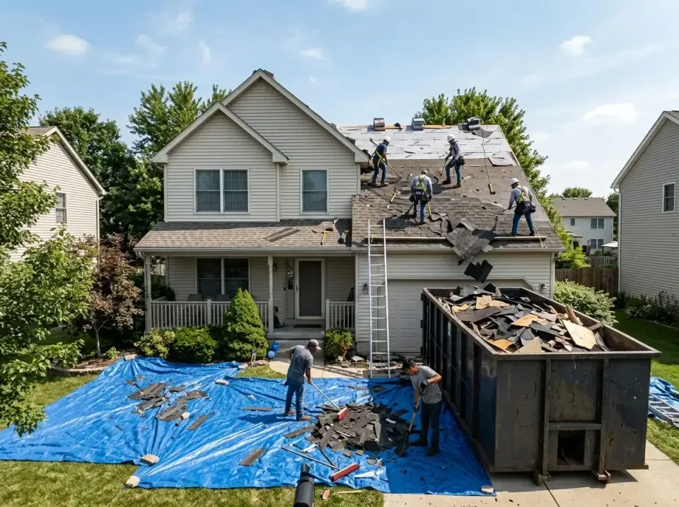 roof-replacement-debris-remova-004 — frequently asked questions, Cheapest Dumpster Rentals in Shell Point, SC